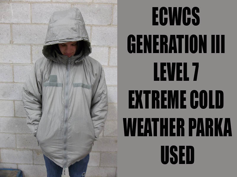 ECWCS Gen III Level 7 ECW Parka L-LONG (USED)